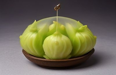 17草草本修护精华液产品展示，深棕玻璃瓶配绿色草本叶片点缀，简约自然风格